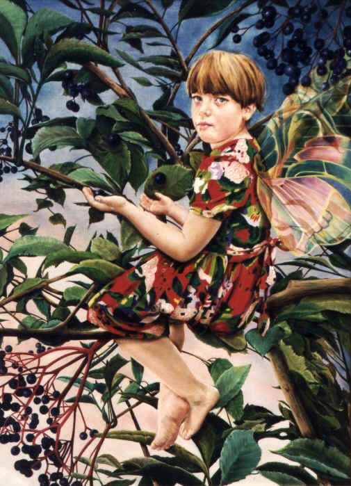 Portret van Marjolein Jespers, olieverf op paneel, 60x80cm
