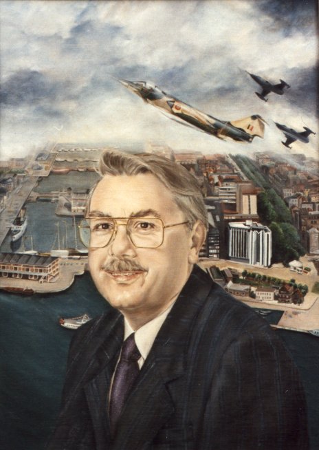 Portret van Paul Bosmans, olieverf op paneel, 55x70cm